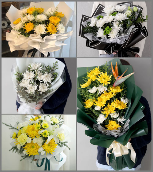 北京昌平区北七家镇西湖新村社区白事花束代送